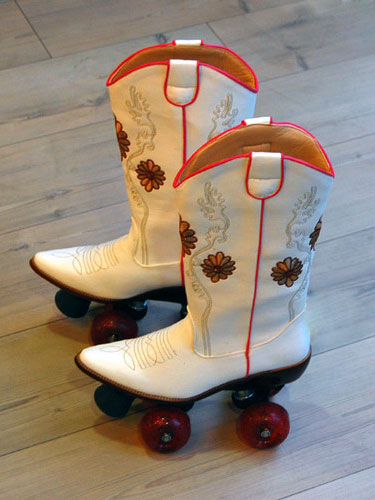 Cowboy Boots Roller Skates