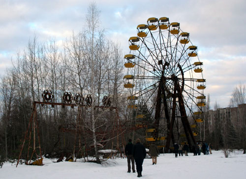 Abandoned Ferris Wheel At Chernobyl