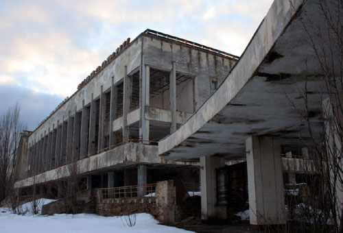 Abandonded Building In Mid Contruction At Prypiat Chernobyl