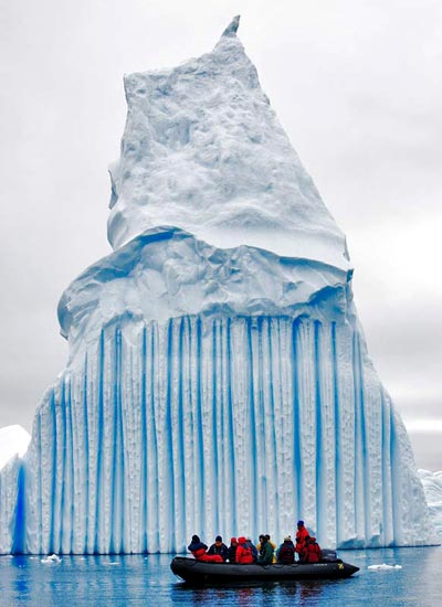 Blue Streak Ice Glacier