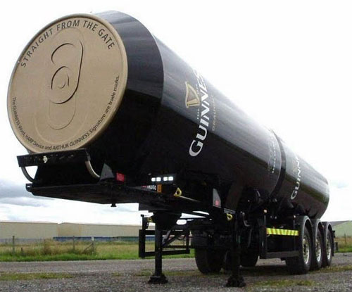 Guinness truck trailer