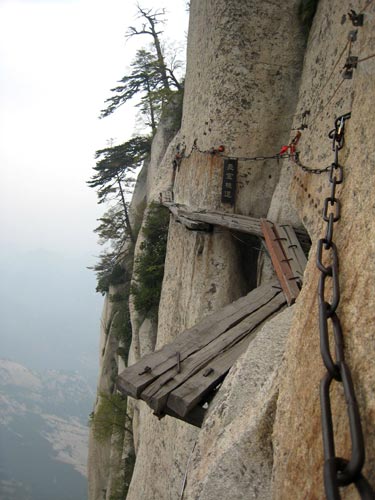 Mount Hua Shan | Wooden Ledge Path